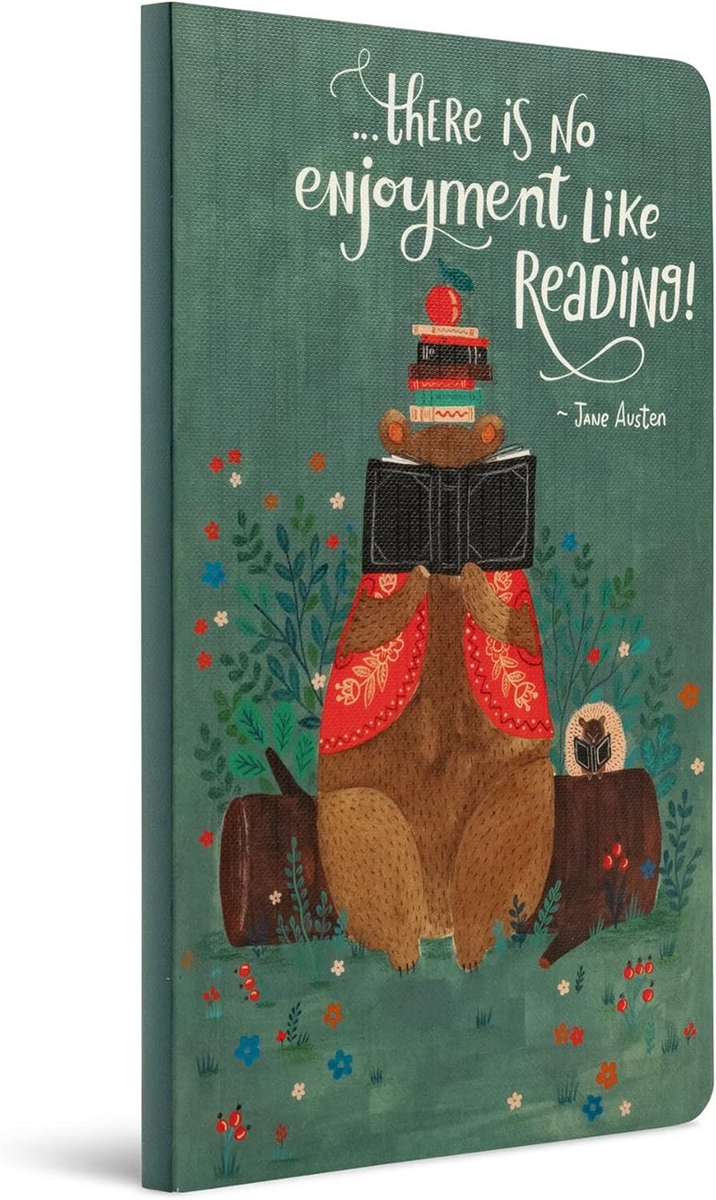 Compendium Softcover Journal - There is no enjoyment like reading! – A Write Now Journal with 128 Lined Pages, 5”W x 8”H - Image 4